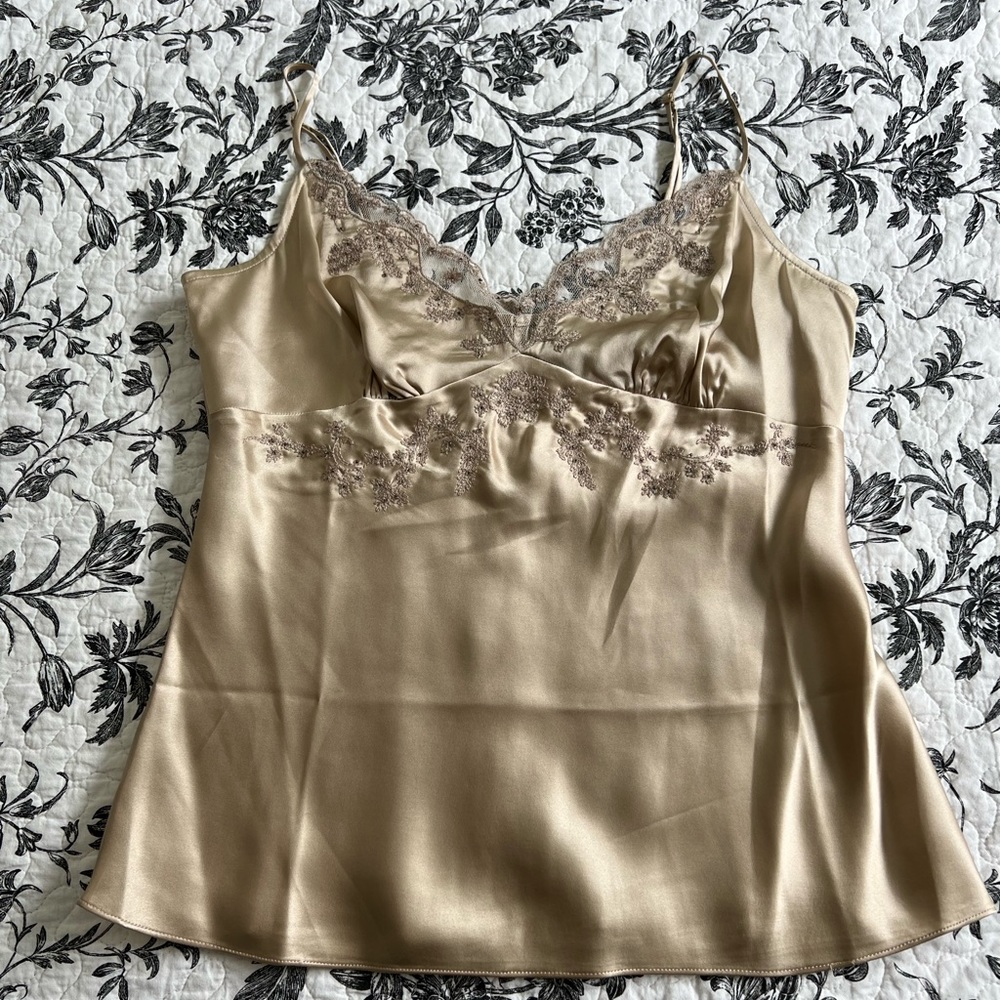 NWT Arden B Silk Camisole Size M